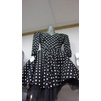 Rochie neagra cu buline